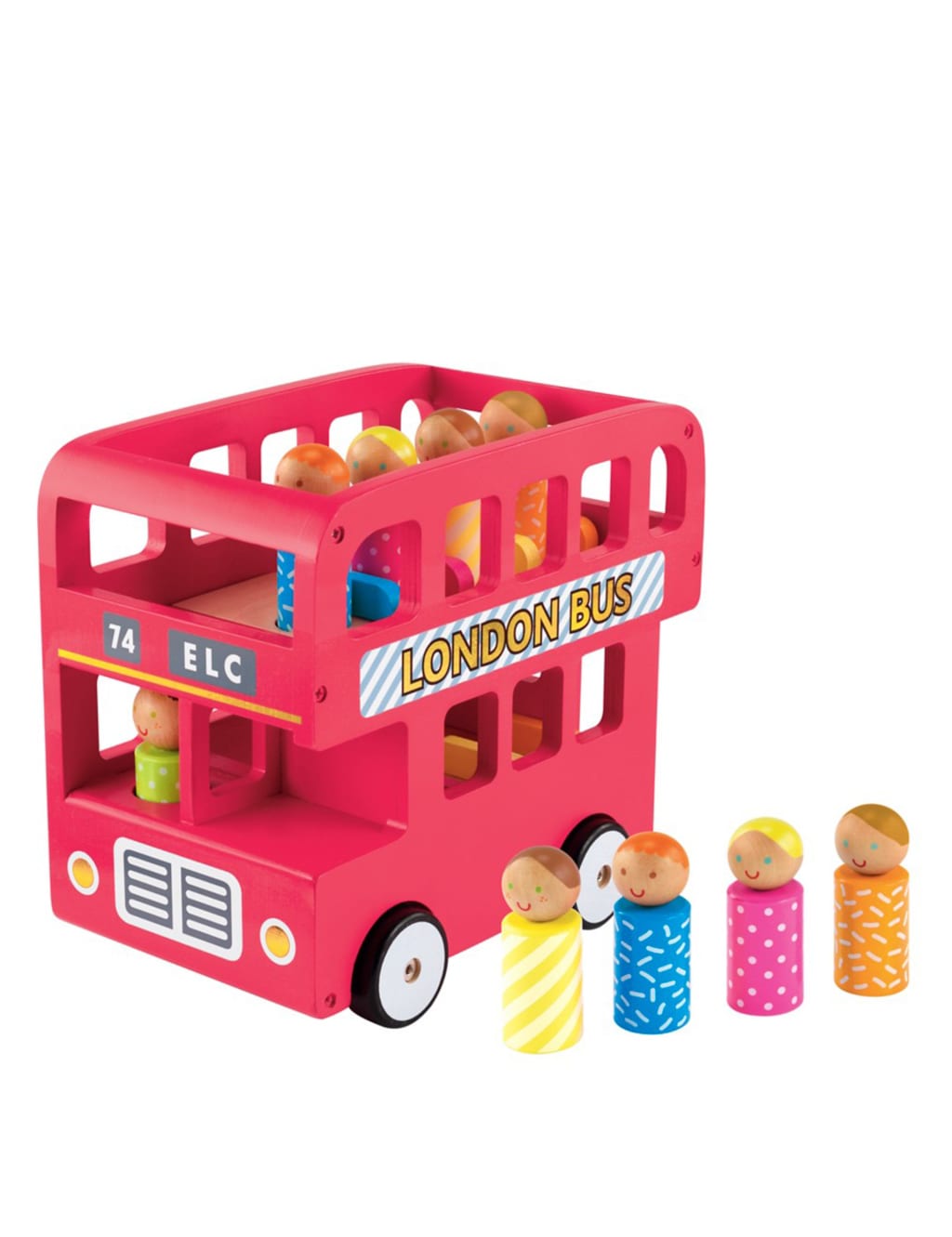 Elc wooden hot sale bus argos