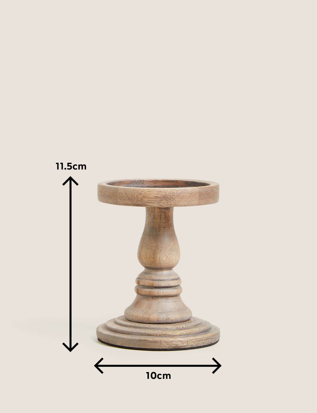 Wooden Medium Candle Holder 5 of 7
