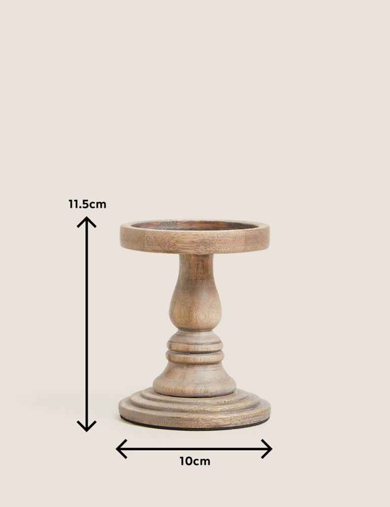 Wooden Medium Candle Holder 7 of 7