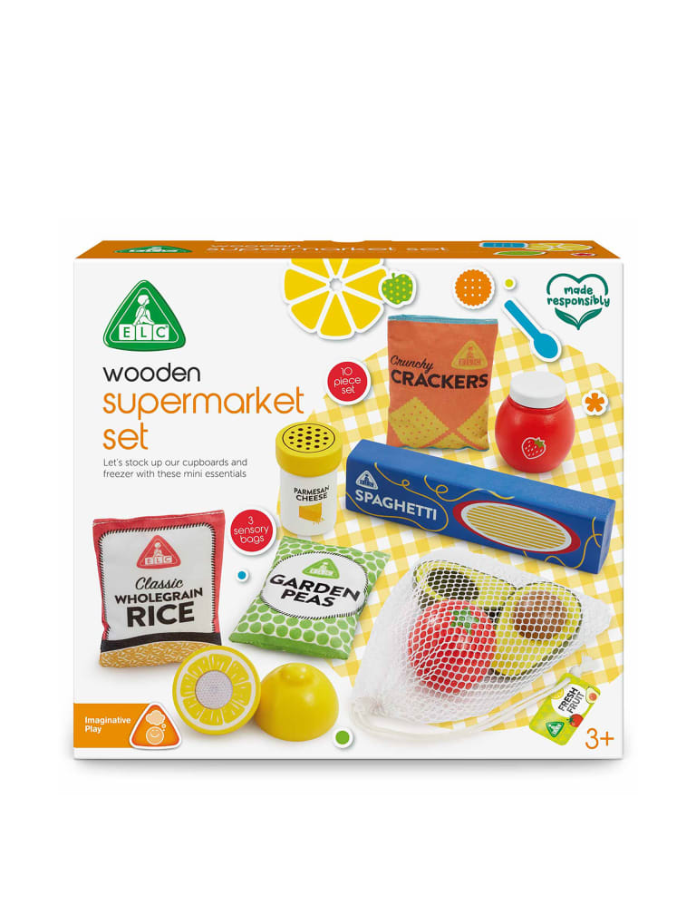 Wooden Supermarket Set 3 Yrs