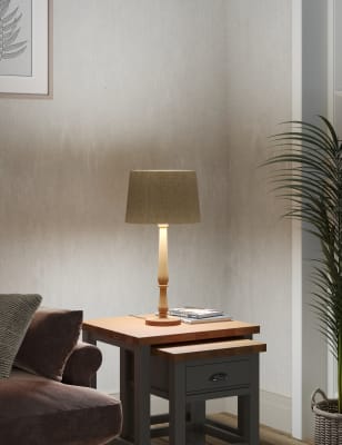 Wooden Table Lamp Image 2 of 8