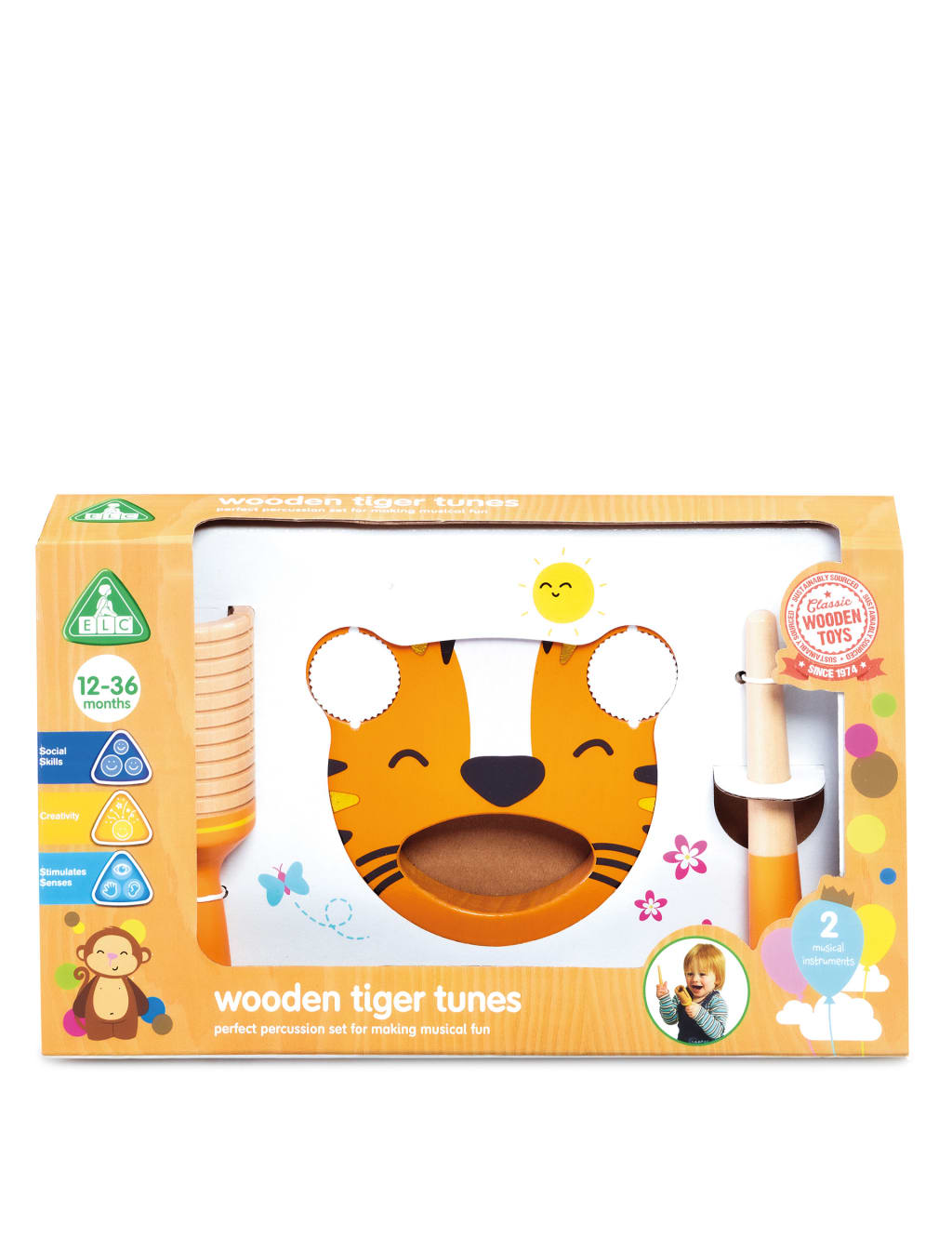 Wooden Tiger Tunes Music Set (12-36 Mths) 1 of 4