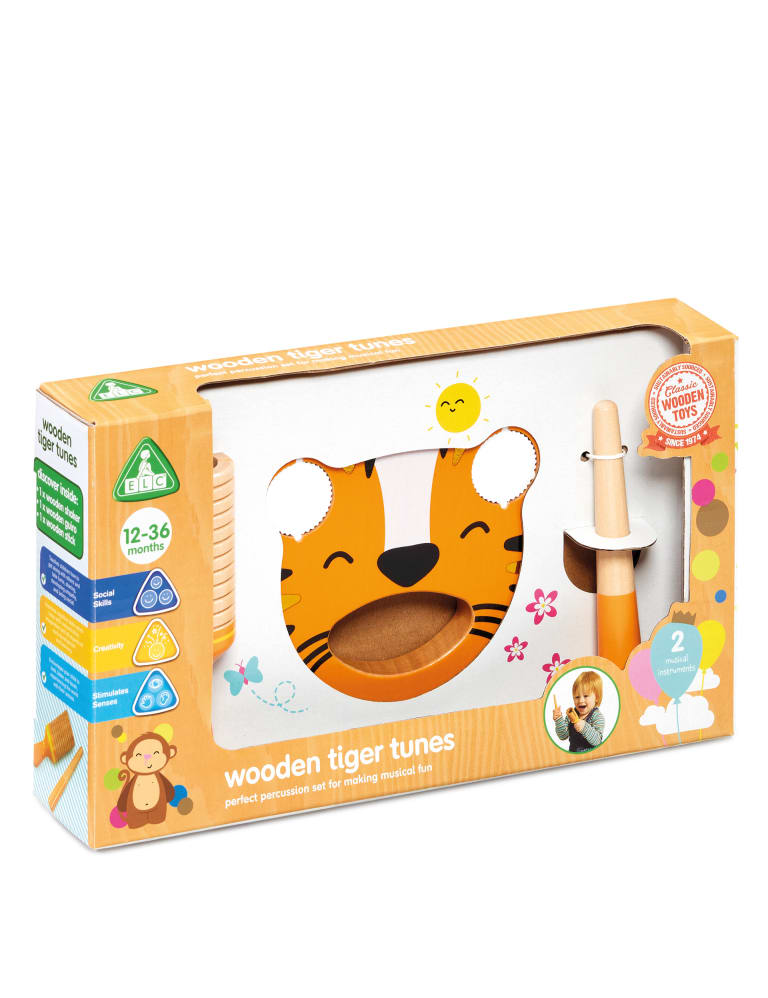 Wooden Tiger Tunes Music Set 12 36 Mths Early Learning Centre