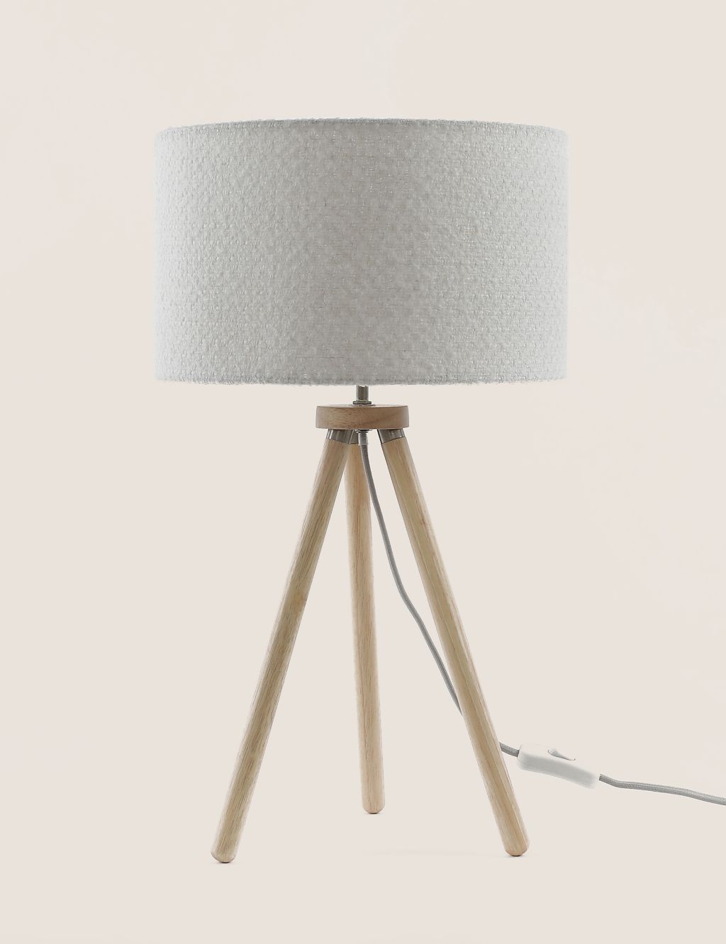Wooden Tripod Table Lamp 2 of 8