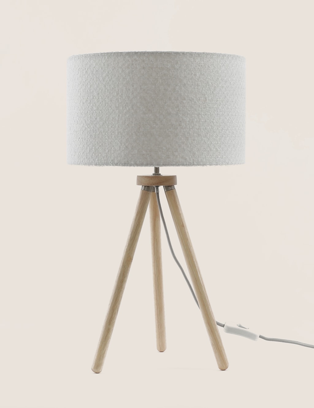 Wooden Tripod Table Lamp 2 of 8