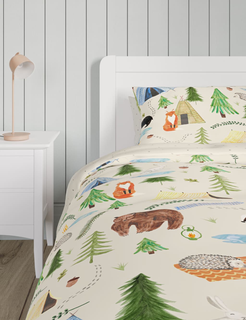 Woodland Cotton Blend Bedding Set 2 of 4