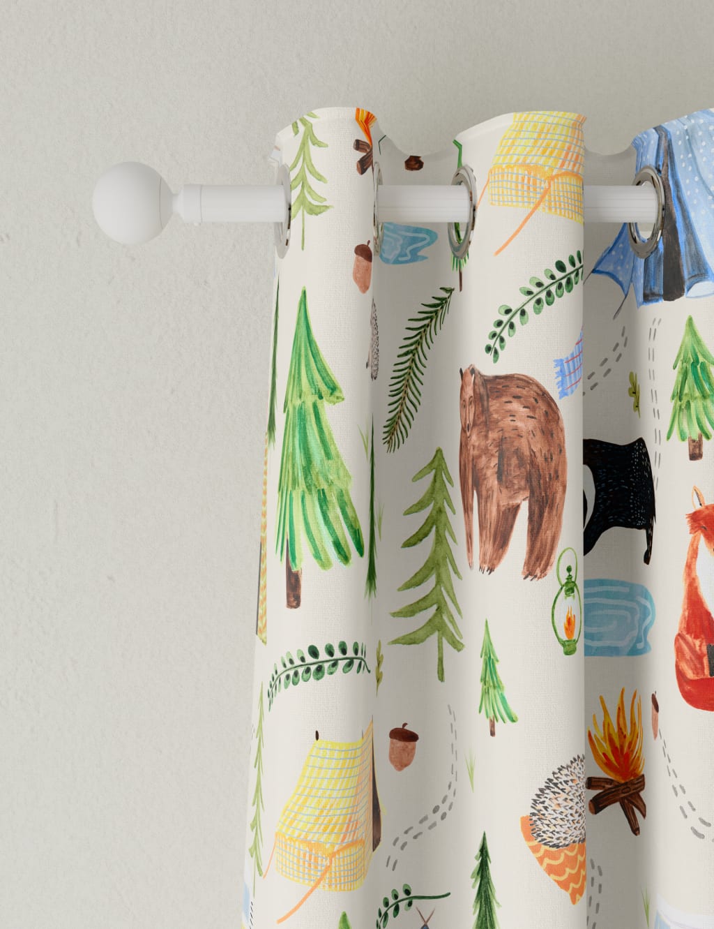 Woodland Eyelet Blackout Kids Curtains M S Collection M S