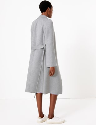 m&s wrap coat