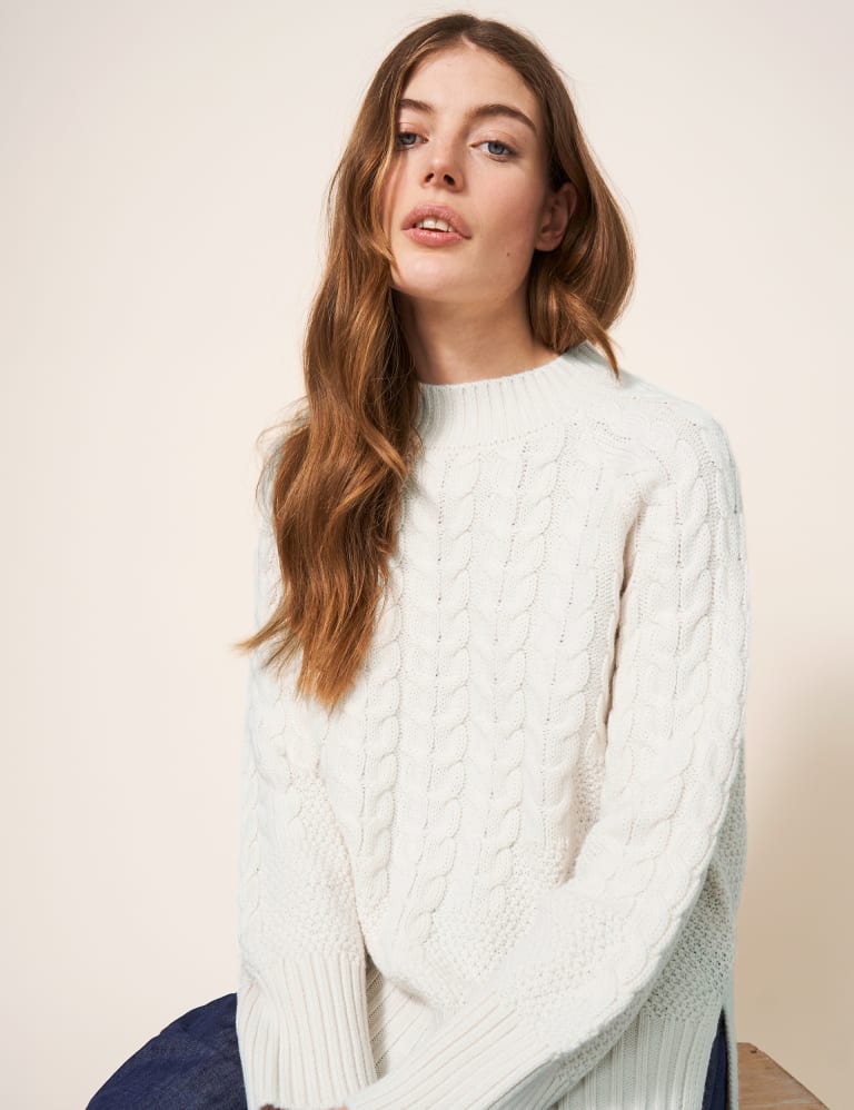 Marks and spencer ladies white jumpers on sale