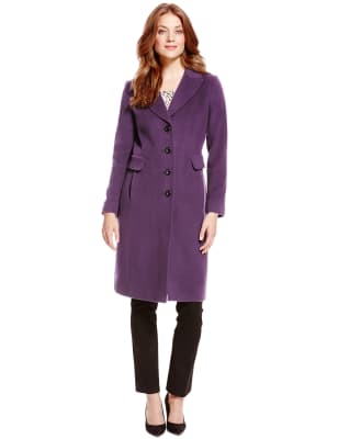 marks and spencer cashmere coat