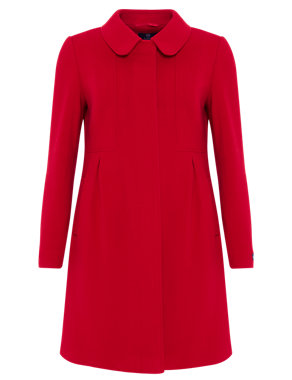 Wool Blend Dolly Coat with Cashmere Image 2 of 8