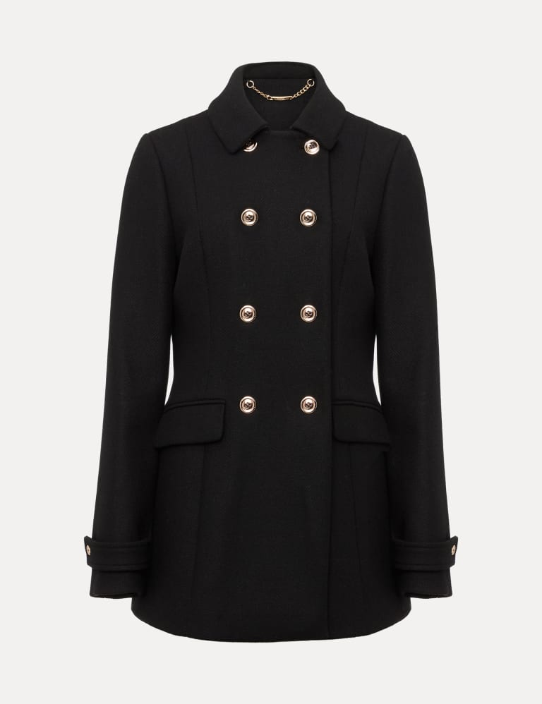 Wool Blend Double Breasted Pea Coat | Phase Eight | M&S