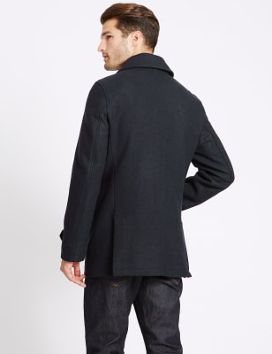 Marks and spencer mens pea outlet coat