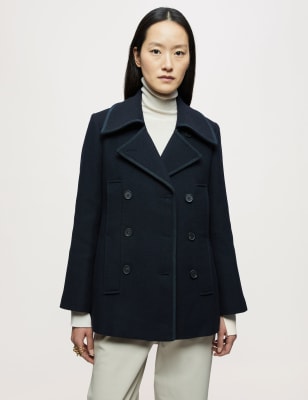 Short black 2024 pea coat