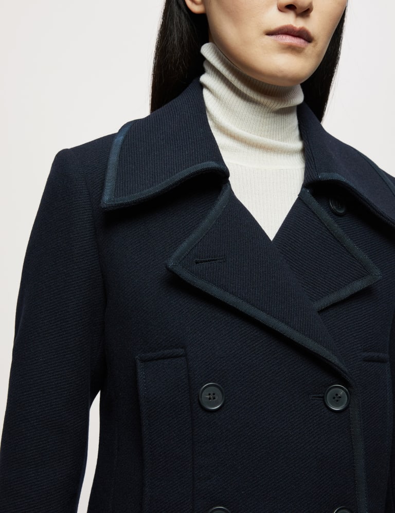 Jigsaw peacoat top