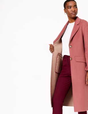 autograph wool blend coat