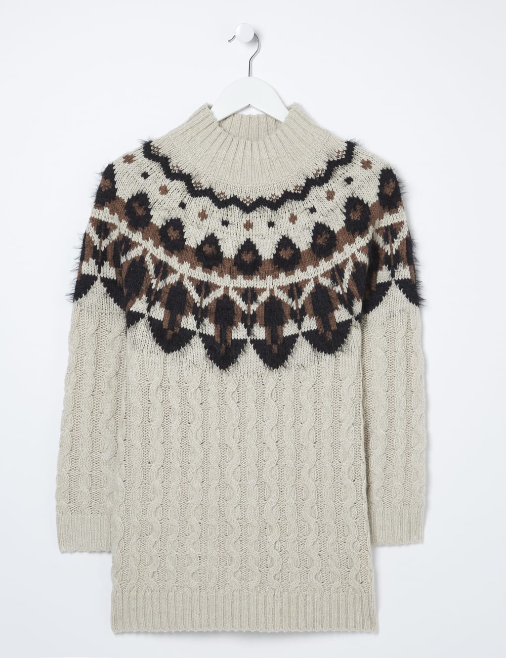 Fair isle tunic hot sale sweater