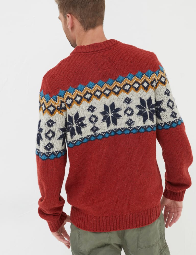 Fair isle jumper outlet mens marks and spencer