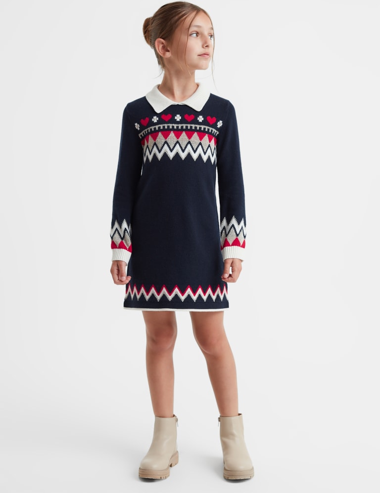 Fair isle sweater sales dress