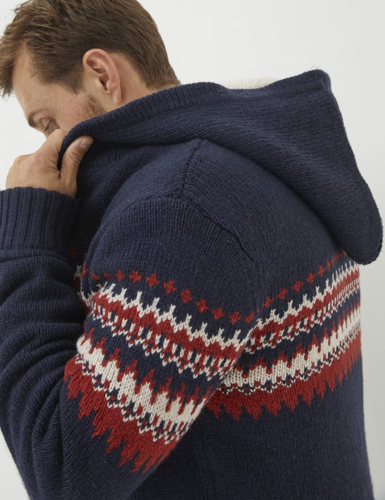 Fairisle hoodie top