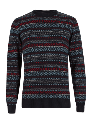 Fair isle jumper outlet marks and spencer