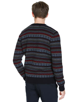 Fair isle jumper shop mens marks and spencer