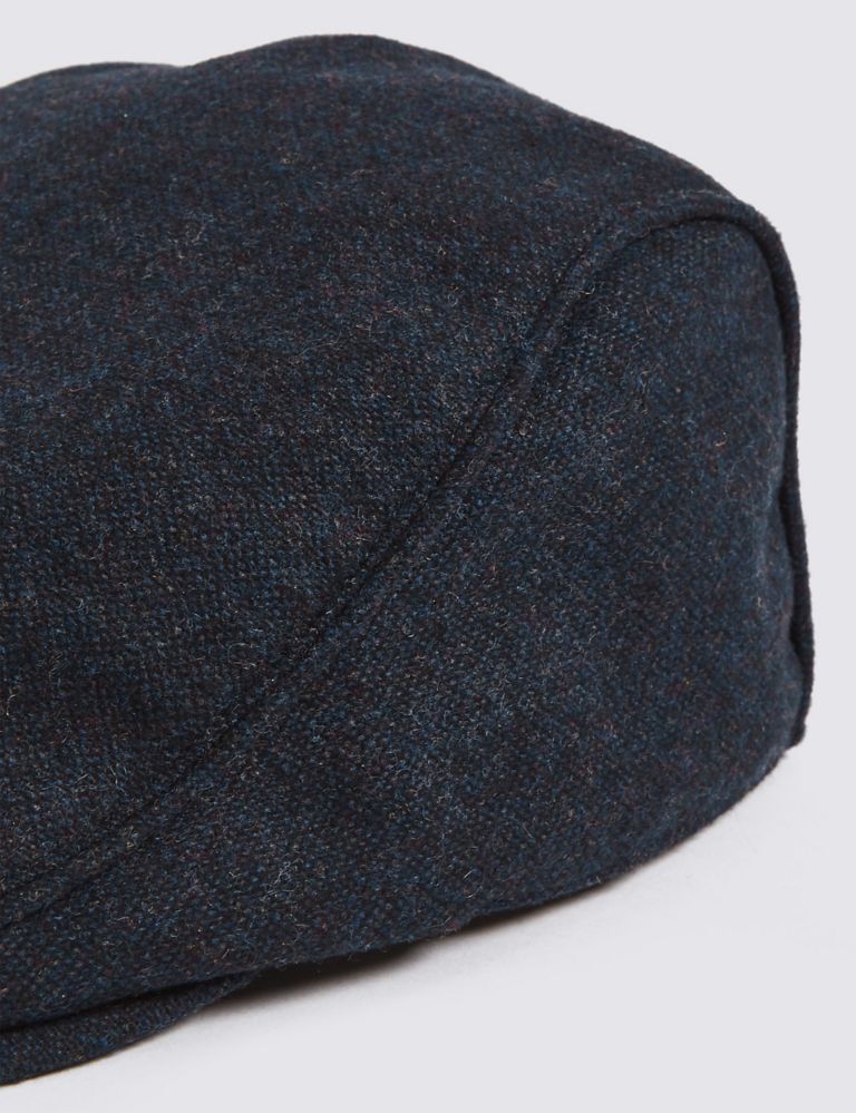 Wool Blend Flat Cap with Stormwear™ 3 of 4