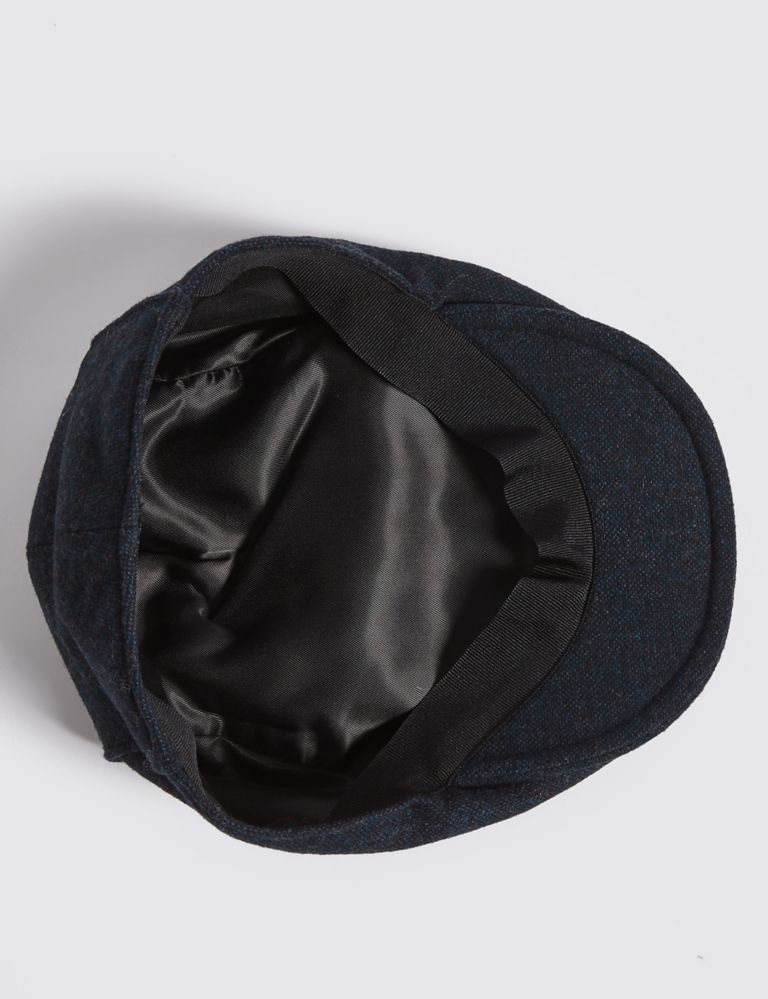 Wool Blend Flat Cap with Stormwear™ 4 of 4