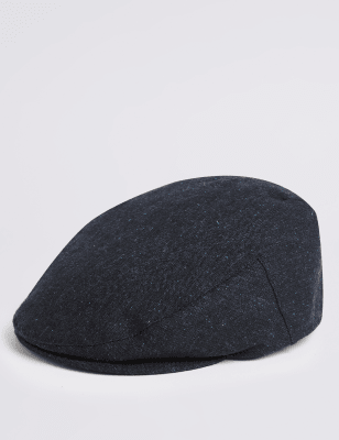 m&s mens flat caps