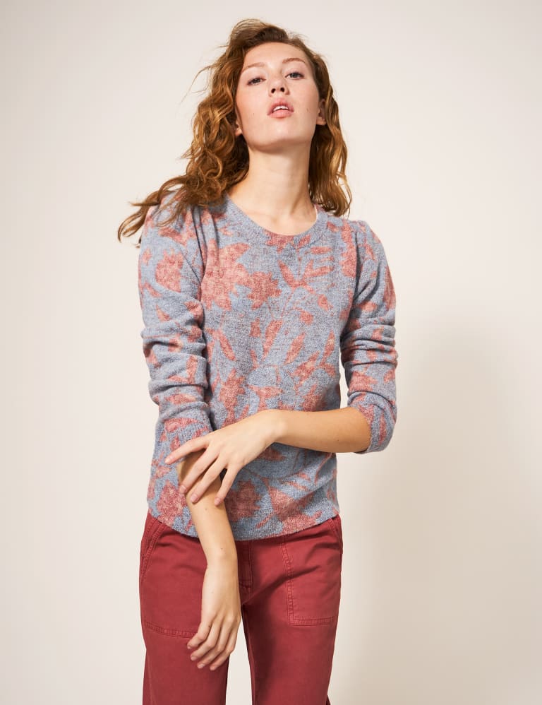Floral jumper womens discount