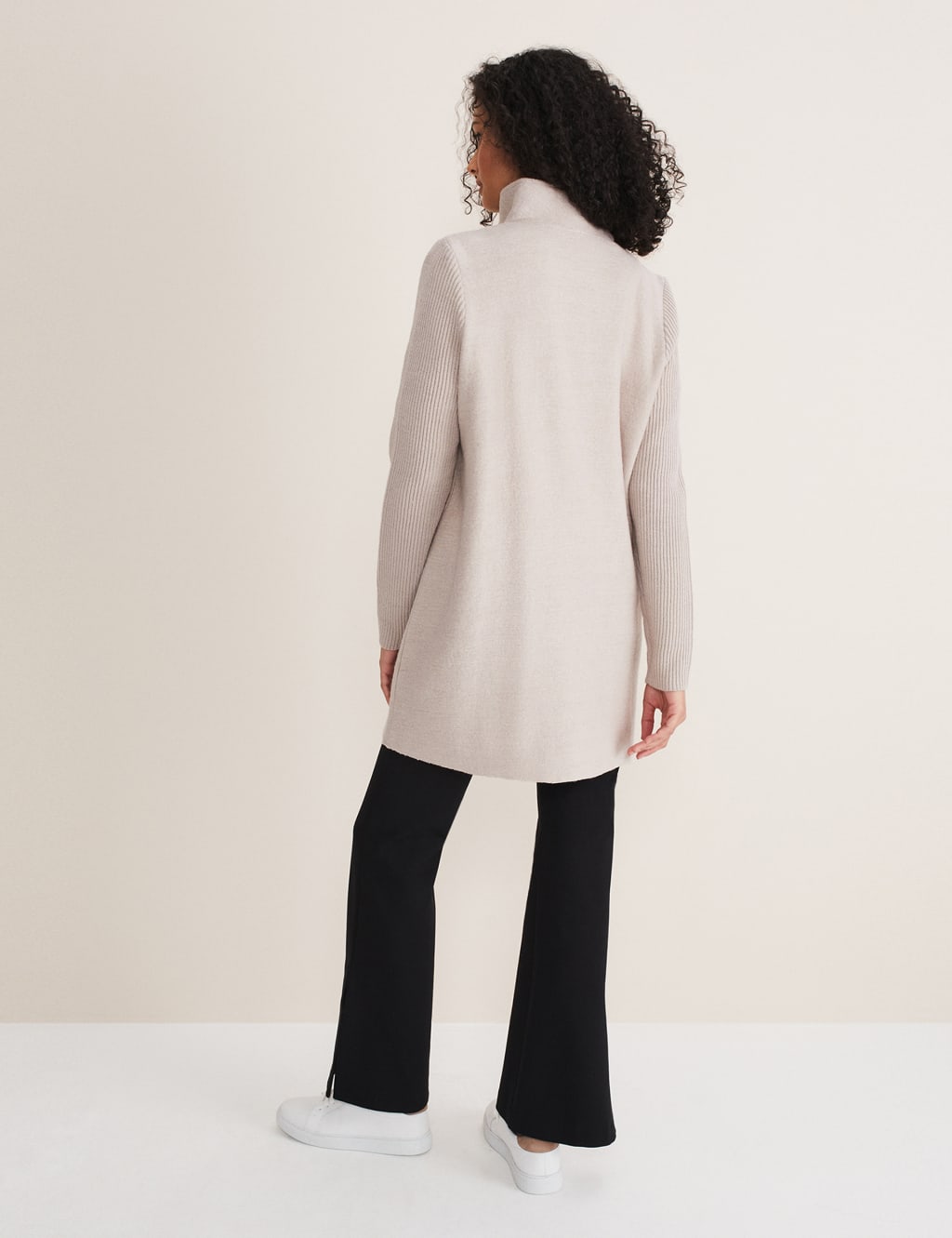 Wool Blend Funnel Neck Wrap Coat Phase Eight M&S