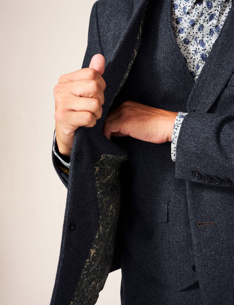 M&s herringbone shop coat