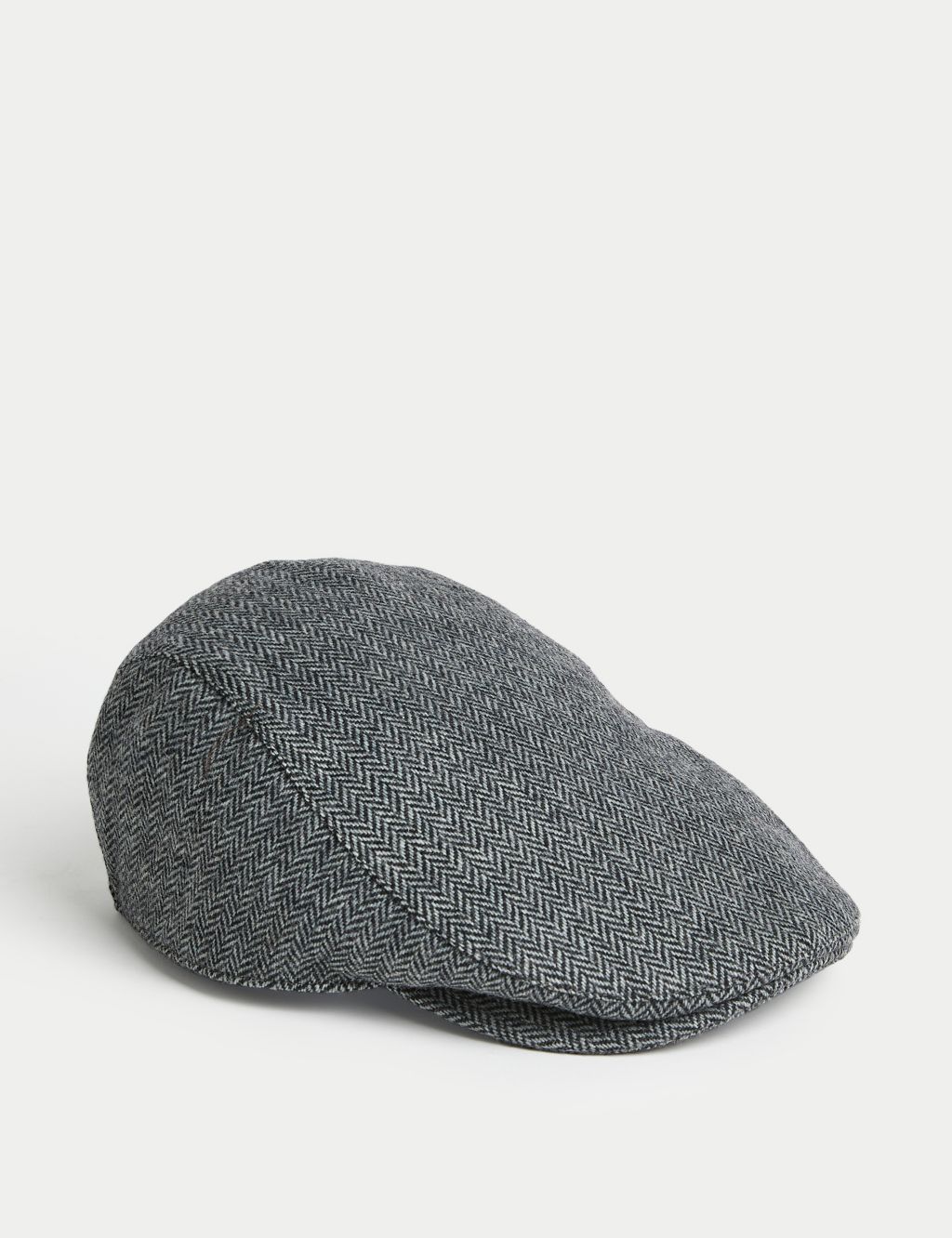 Wool Blend Herringbone Flat Cap with Stormwear™ | M&S Collection | M&S