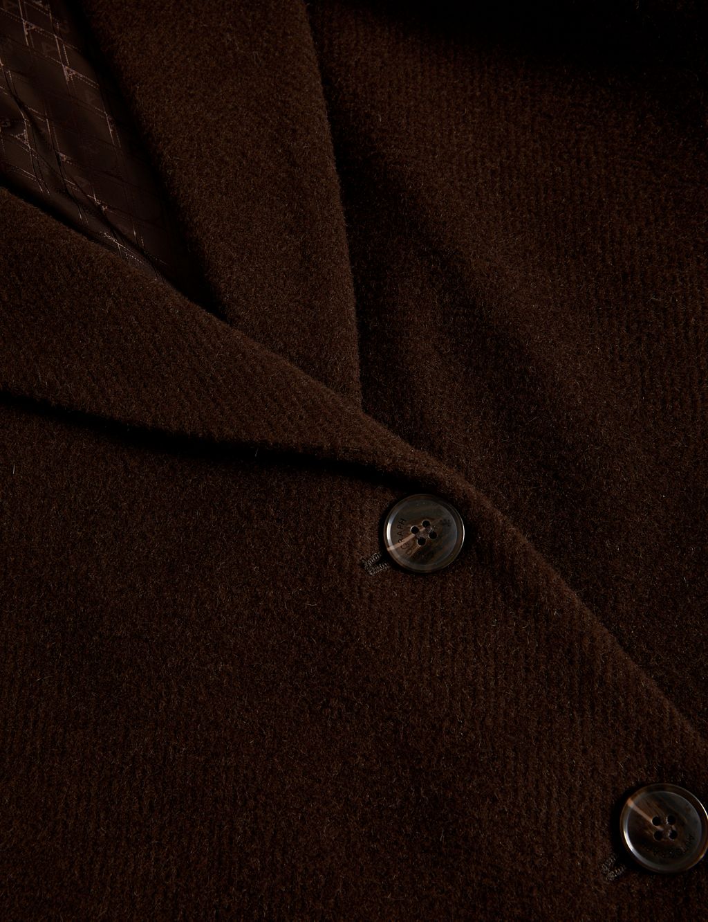 Wool Blend Herringbone Tailored Coat | Autograph | M&S