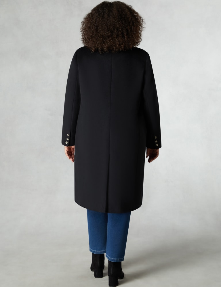Wool blend longline coat new arrivals