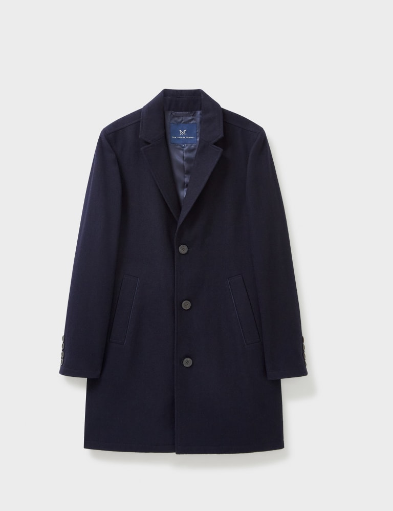 Wool Blend Overcoat Crew Clothing M S