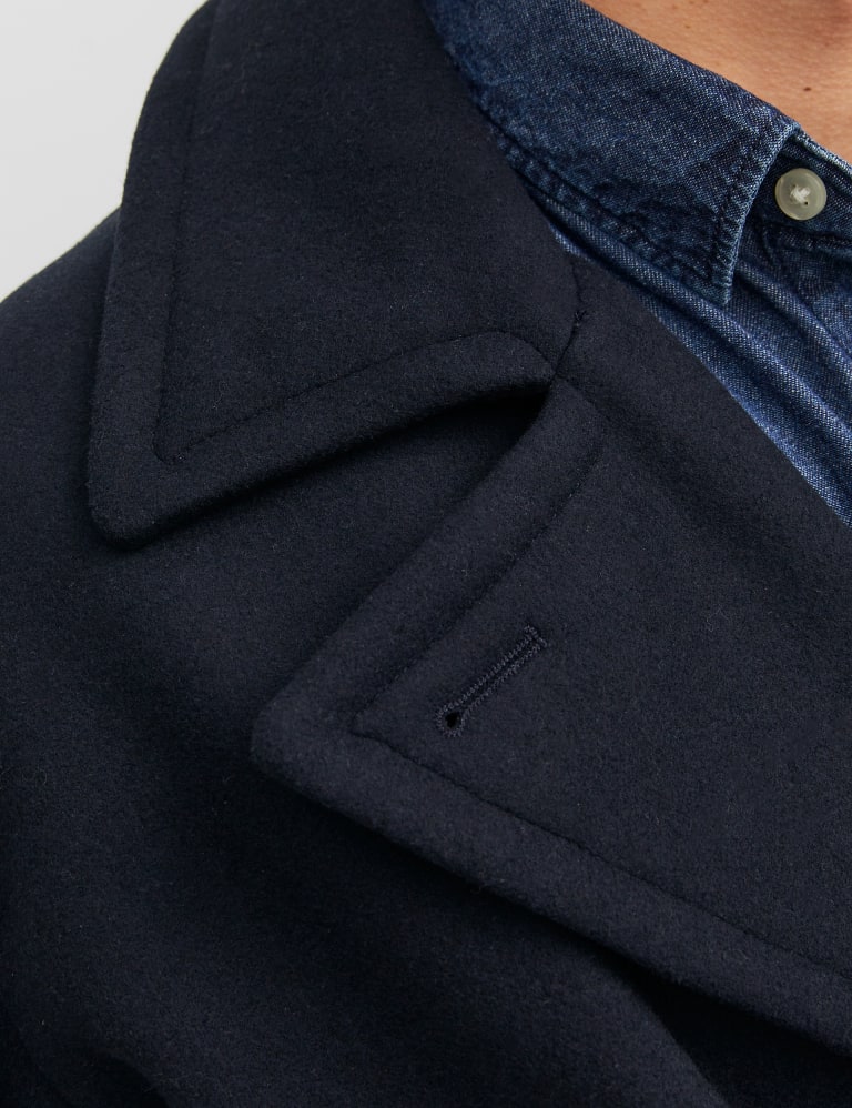 Jack and outlet jones peacoat