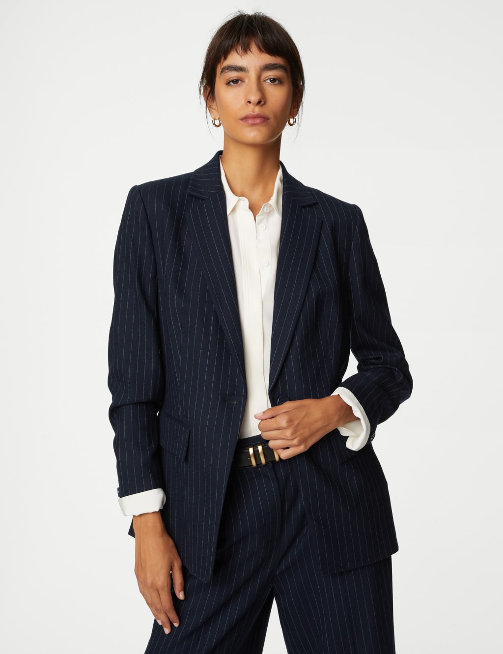 Ladies pinstripe blazer outlet