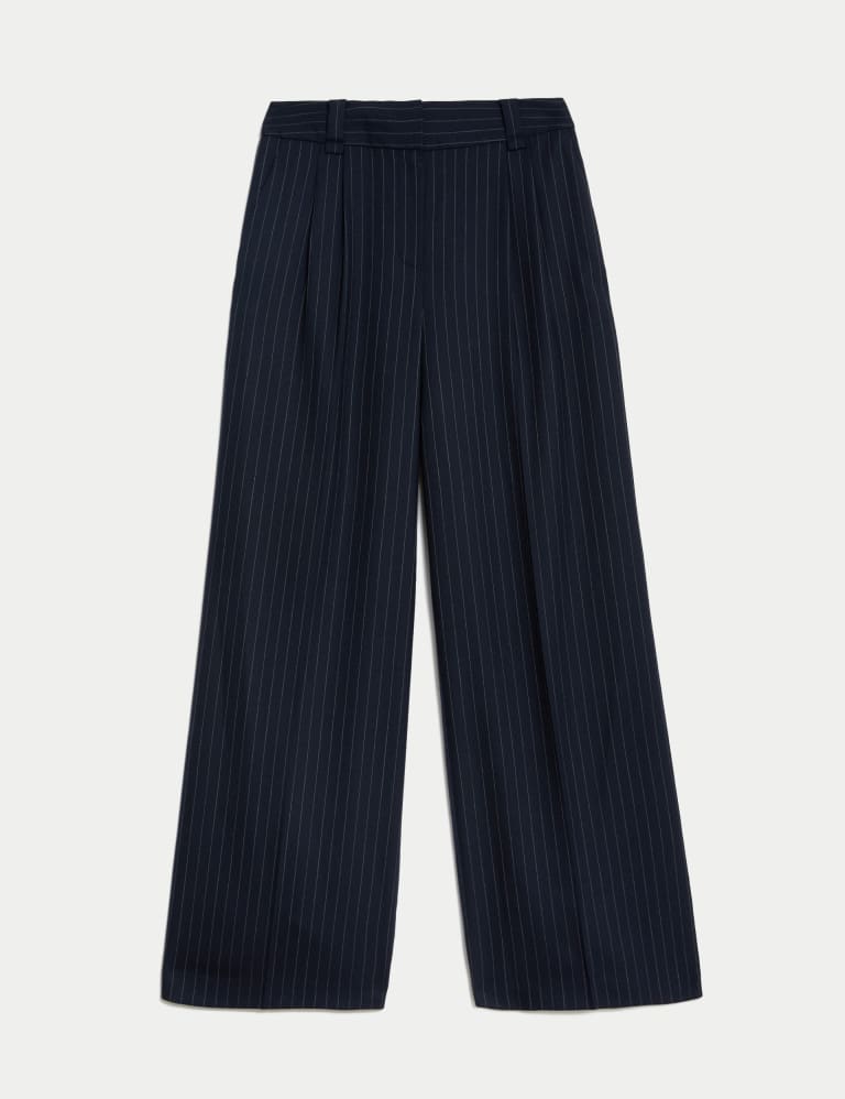Uniqlo pinstripe cheap trousers