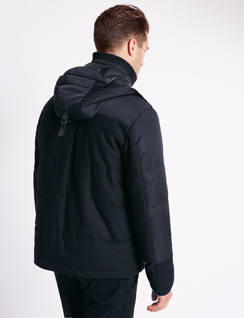 Wool Blend Quilted Jacket with Stormwear™ 2 of 6