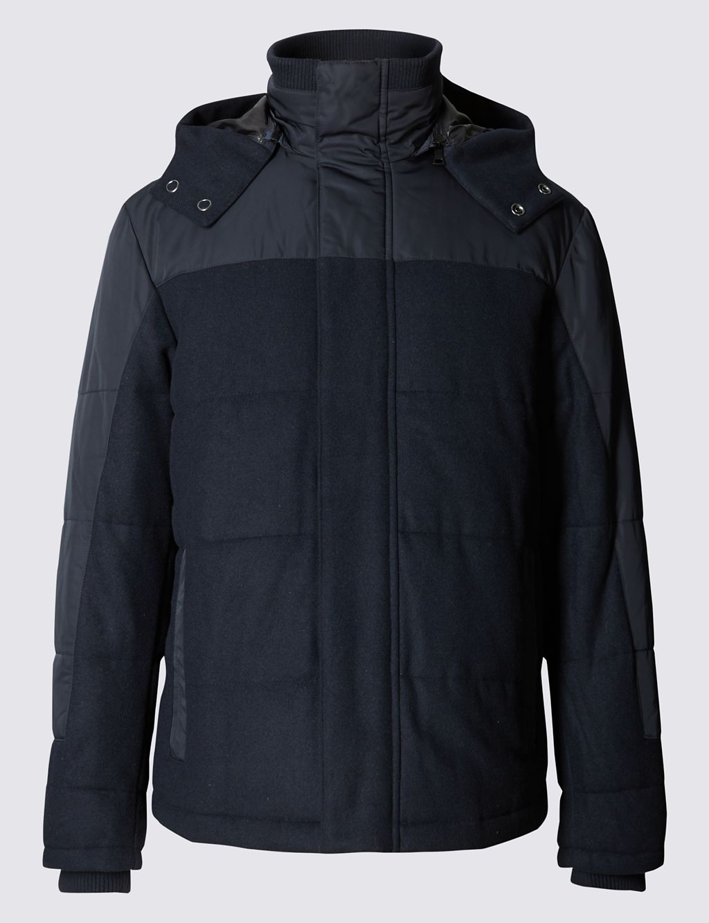 Wool Blend Quilted Jacket with Stormwear™ 1 of 6