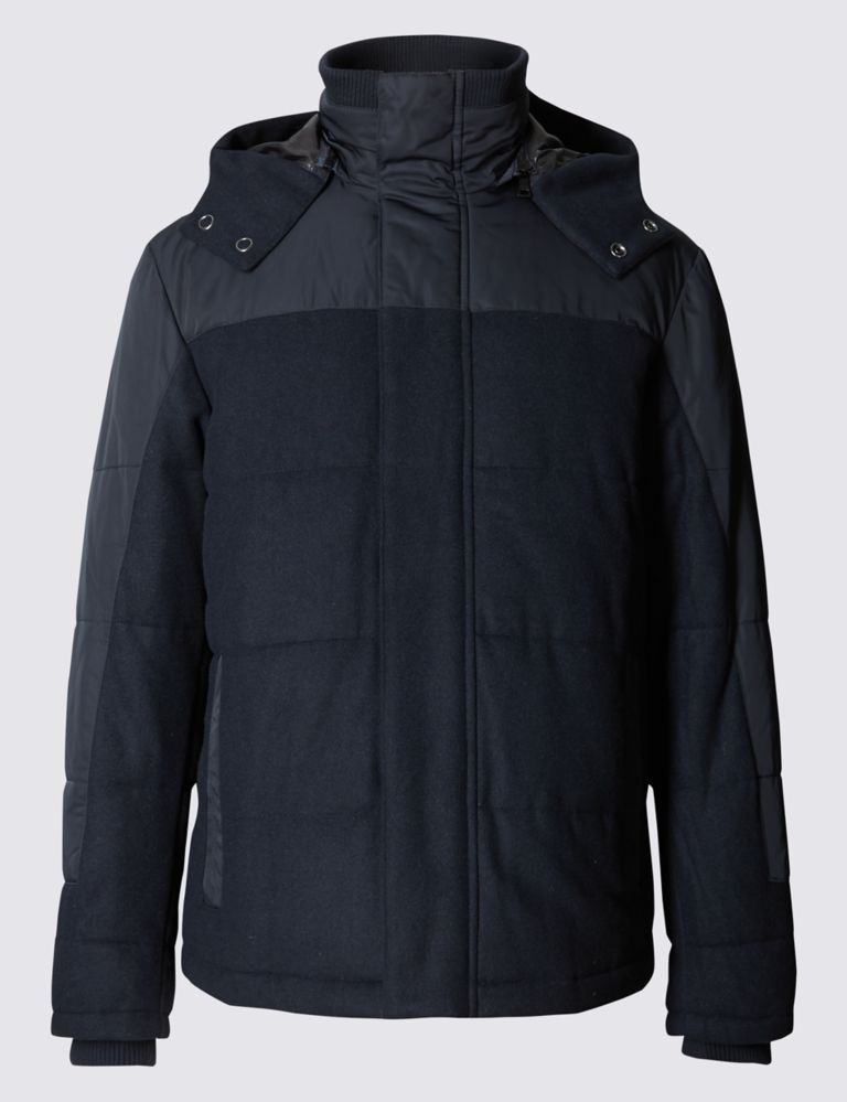 Wool Blend Quilted Jacket with Stormwear™ 2 of 6