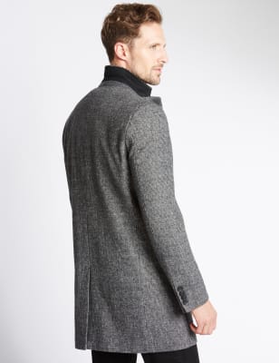 Grey Revere Collar Coat