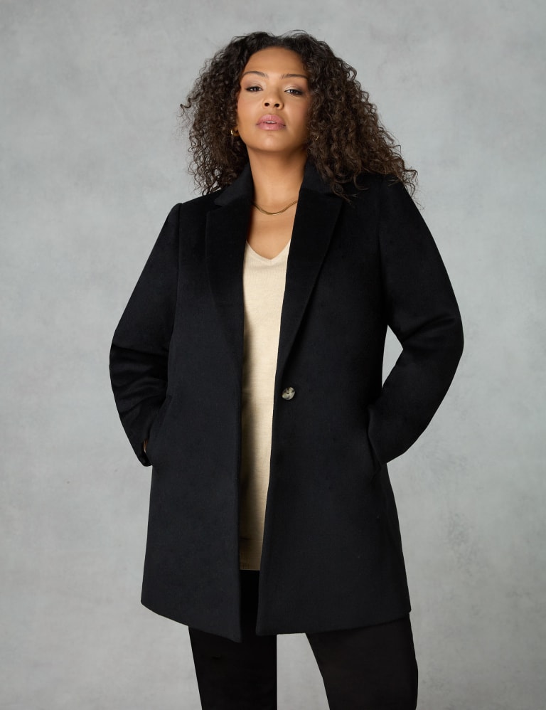 Short tailored coat sale