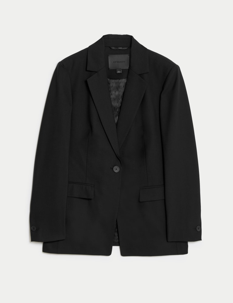 Single breasted blazer shop