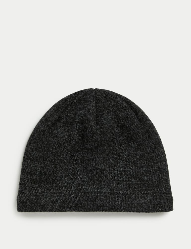 Wool Blend Sports Beanie Hat M S Collection M S