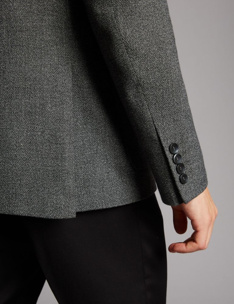 Wool Blend Tailored Fit 2 Button Jacket 6 of 8