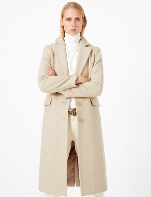 herringbone wool cashmere blend tailored jacket