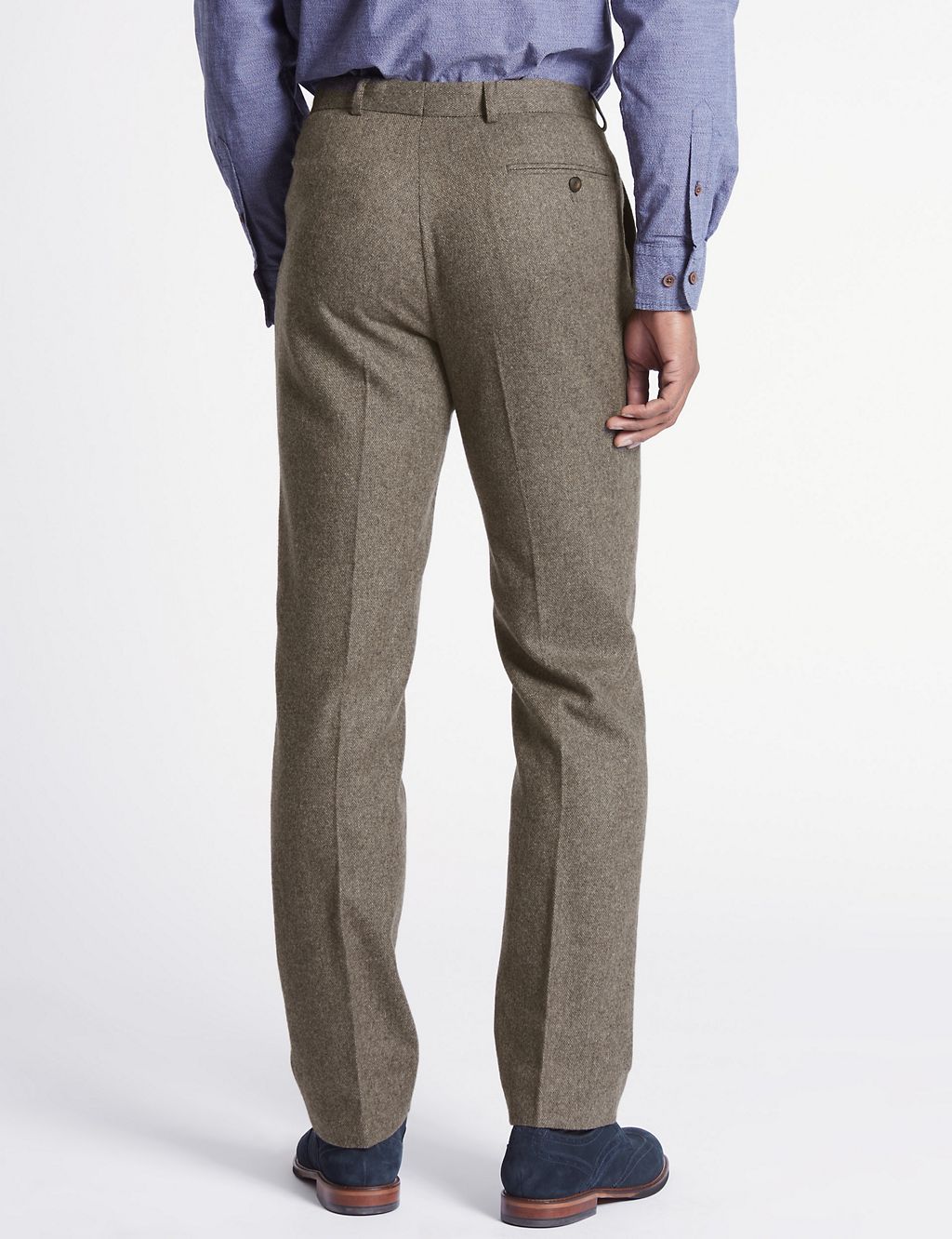 Wool Blend Trouser with Italian Fabric 4 of 6