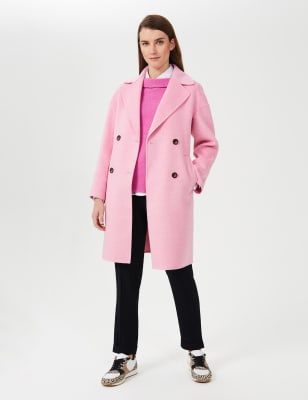 womens wool pea coat with hood